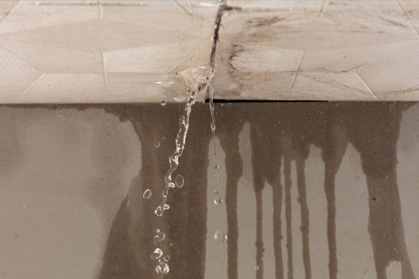 Professional Burst Pipe Cleanup technician working in Coulters, PA